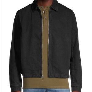 Black rag and bone Melrose rose faded jacket, large.